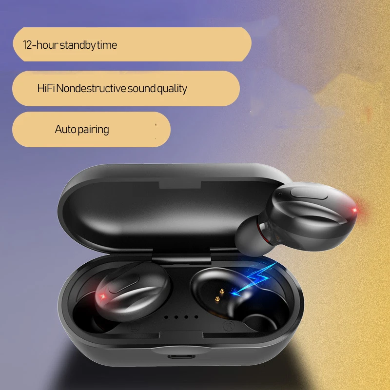 Miglior Mini In Ear Auricolare Auricolare Bluetooth 5.0 Cuffie Senza Fili di Sport Stereo Senza Fili Auricolari Auricolare con Box Di Ricarica per il Telefono