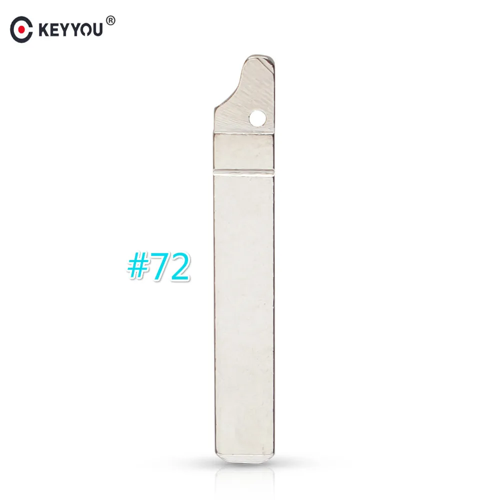 KEYYOU 10PCS No.72 for Renault Citroen Triumph Peugeot Flip Folding Key Blank Modified Blade Replacement Without Groove | Автомобили и