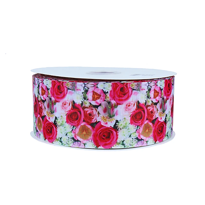 FLRA-Ribbon-Wholesale-flower-ribbons-free-shipping-1-1-2-rose-printed ...