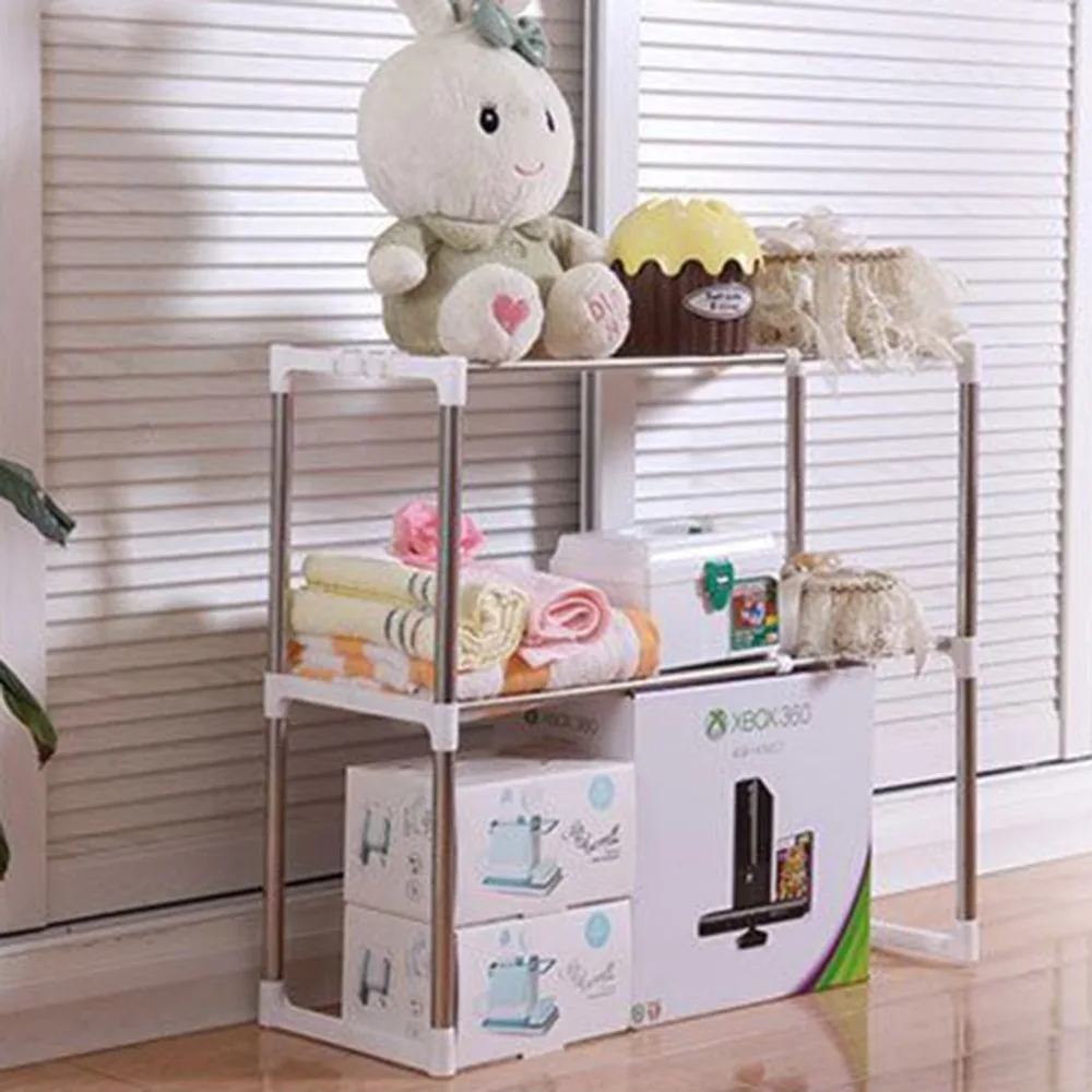Standing Type Kitchen Microwave Oven Storage Rack3