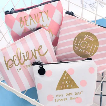 

Korean Cute Coin Bag Mini Girls Purse Canvas Kids Small Wallet Students Card Pouch Key Holder Change Pocket Earphone Organizer