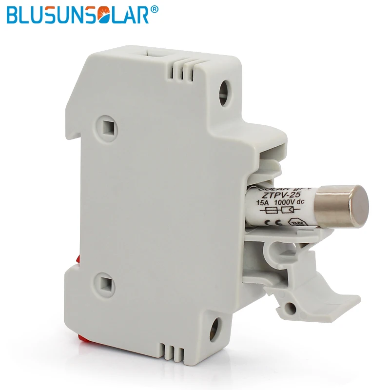 50sets High Voltage Solar PV Fuse Holder with PV Fuses 1000V 10A,12A