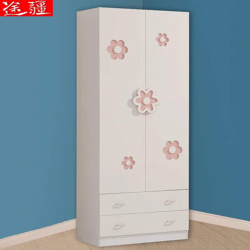 Children Furniture Cheap Sliding Door Wardrobe Simple Wardrobe