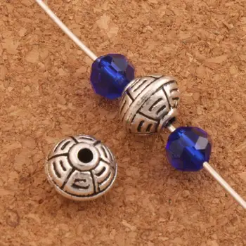 

Bars Curved Saucer Bead Beads Metal Spacers 8.9x8.9mm 150PS zinc alloy Jewelry Findings L607