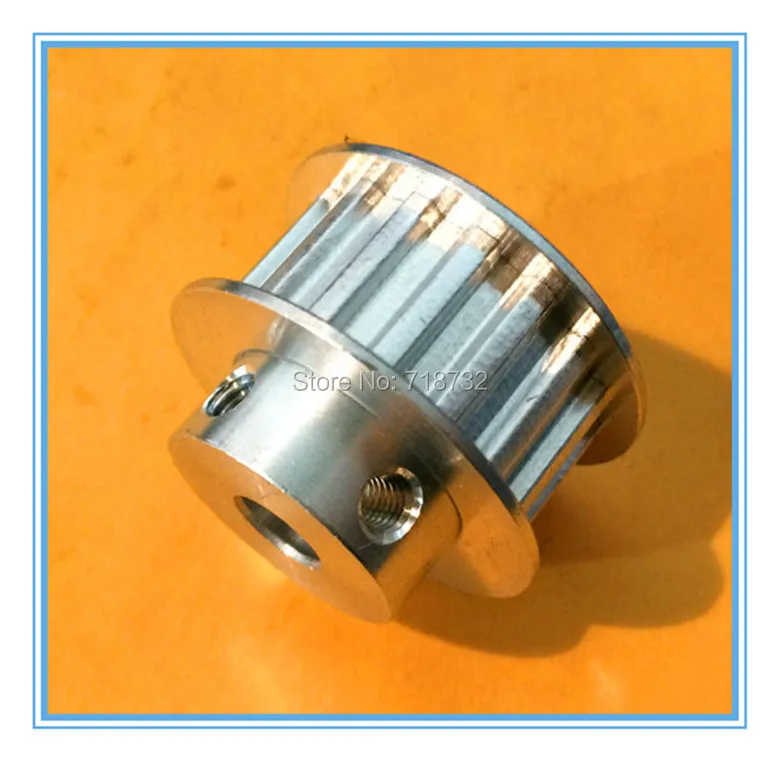 

T5 timing belt pulleys 20 tooth 20mm width and T5 open timing belt 20mm width