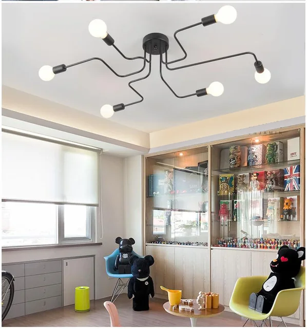 Nowoczesny LED sufitowy żyrandol oświetlenie salon sypialnia żyrandole Creative Home Lighting oprawy Darmowa wysyłka -