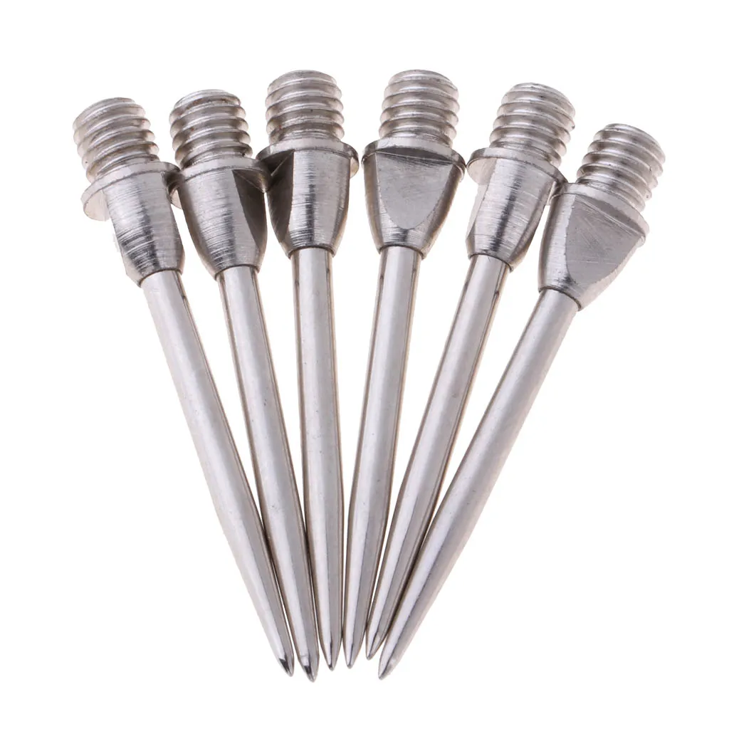 6Pcs Harrows Darts Steel Converter Points Soft Tips Replacement 2BA Thread Used for Steel Tip Darts Dart Accessories