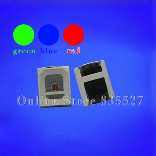 

4000pcs/lot LED lamp beads blue / green / red SMD 2835 0.4W Super highlight light-emitting diode