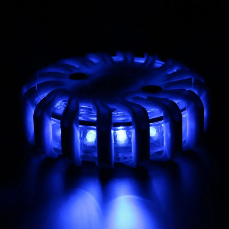 

16 LED HS-8106 Rechargeable LED Flashing Long Traffic Warning Light Red Yellow Orange Blue Lithium Waterproof Car Lighting