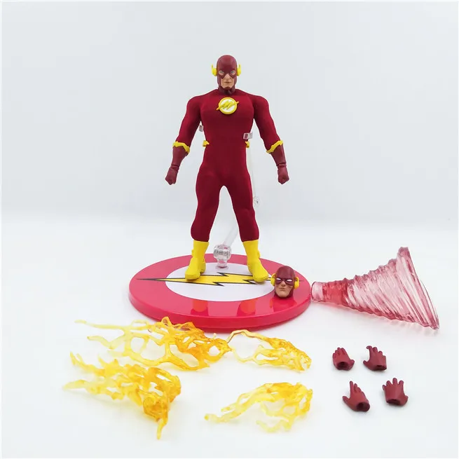 

Free Shipping 6" Super Hero Flash the 1st Generation Real Cloth Ver. Boxed 15cm PVC Action Figure Collection Model Doll Toy Gift