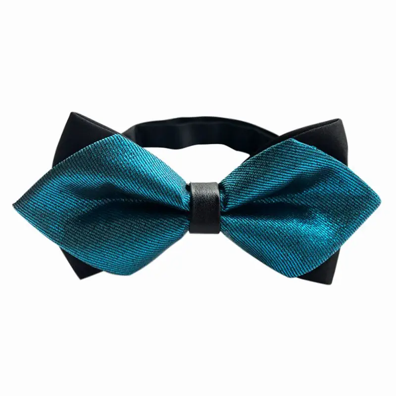 Для мужчин галстук бабочка золото Пейсли бизнес Свадебные в горошек синий и черный галстук-бабочка для жениха Вечерние интимные аксессуары