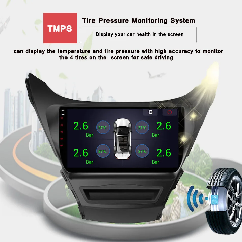 Excellent Octa Core Android 7.1/6.0 Fit Hyundai ELANTRA MD 2012 2013 2014 2015 Car DVD Player Navigation GPS 4G Radio with WIFI Head unit 13