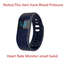 Blood pressure monitor smart bracelet heart rate wristband for IOS and Android smart phone for your fitness tracker