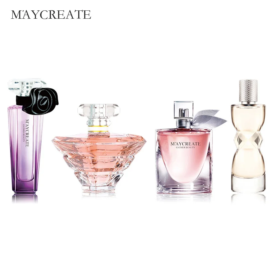MayCreate 1 مجموعة 4 قطعة المرأة مزيل العرق العطر رذاذ التعقيم طويلة الأمد أنيقة منعش زهرة العطرية المياه