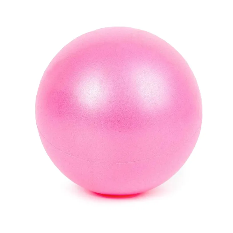 25 см Мини гимнастический фитнес-мяч, Балансирующий мяч для занятий йогой, тренажерного зала, фитнеса, пилатеса, мяч для тренировки похудения в помещении - Цвет: Розовый