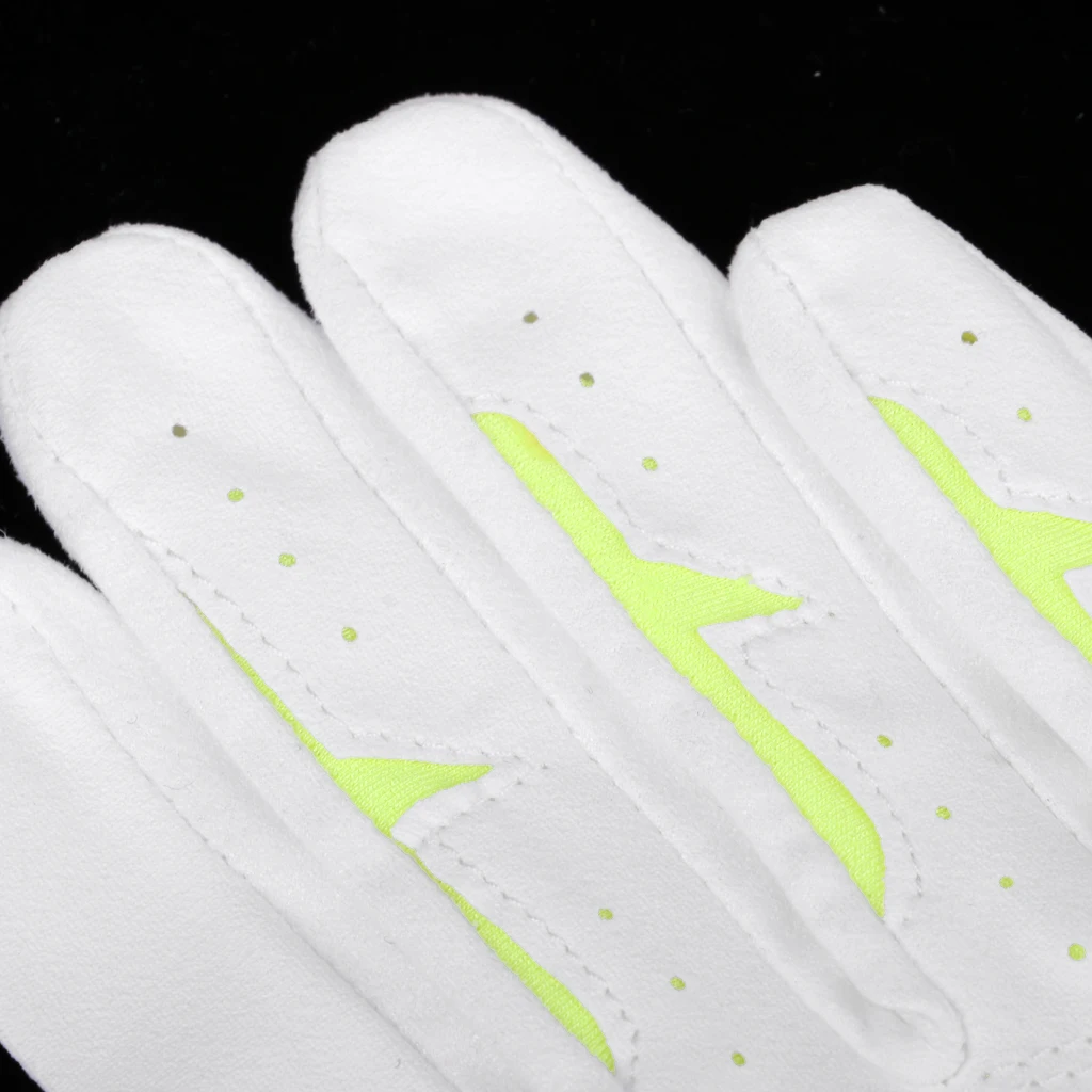High-performance Women Ladies Golf Single Glove Right / Left Hand Pro Soft Breathable Microfiber PU Sweat Absorbent Glove