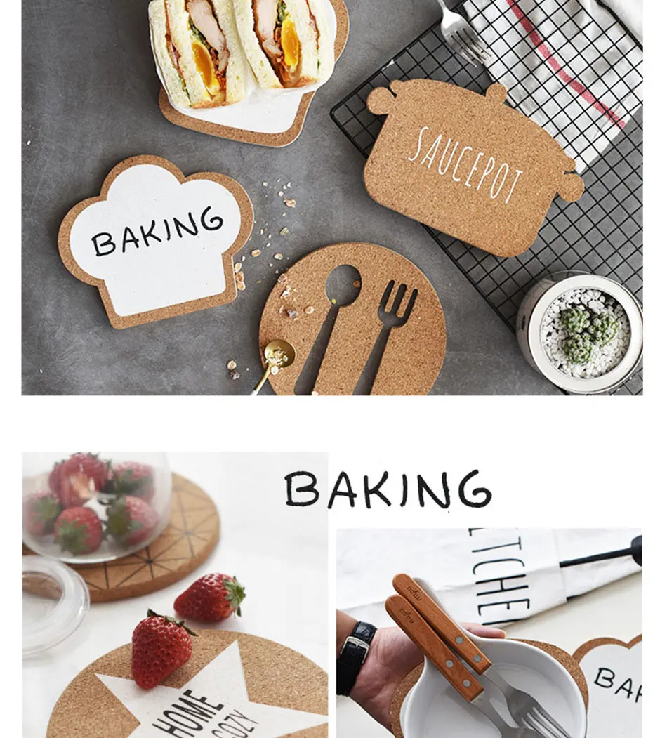 Chic Elegant White Star Wood Drink Coaster Pad Coffee Cup Mat Tea Pad Dining Soft Wooden Placemats Decoration Accessories 1pcs (5)