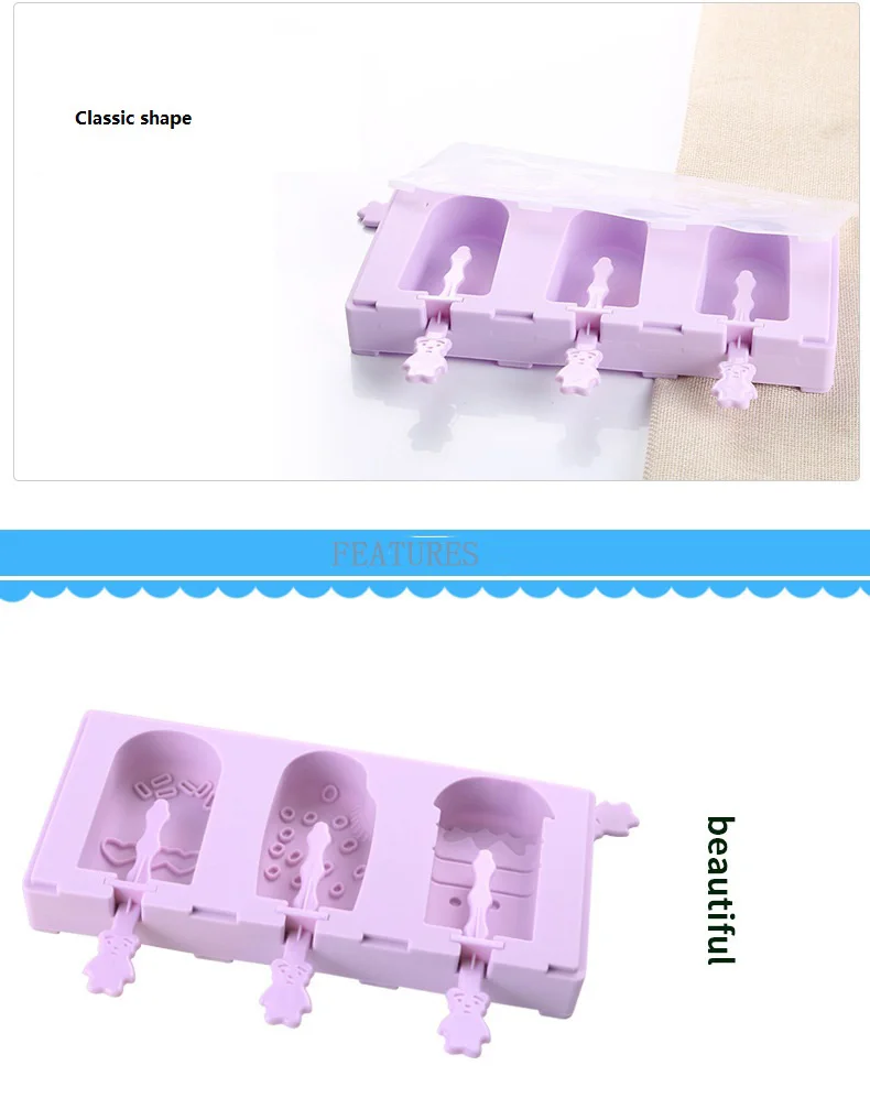 DIY форма мороженого эскимо форма для мороженого вечерние принадлежности плесень/аксессуары/палочки/держатель/форма силиконовые формы для крема