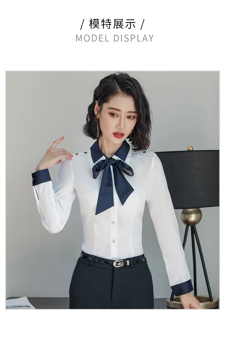 Высокое качество blusas mujer de moda Женские топы и блузки элегантная тонкая шифоновая рубашка размера «Плюс» с длинным рукавом