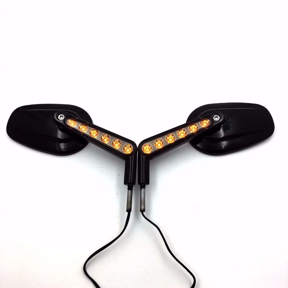  For Harley 09-17 V-ROD VRSCF Motorcycle LED Front Turn Signals Rear View Rearview Side Mirrors 2009 - 32982073840