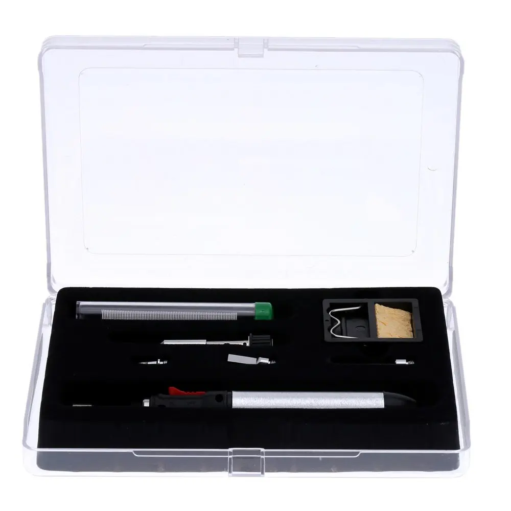 Online Nueva soldadora de Gas de 12 ml, equipo de soplete de soldadura inalámbrico 7 en 1, herramientas de reparación HT 1934K