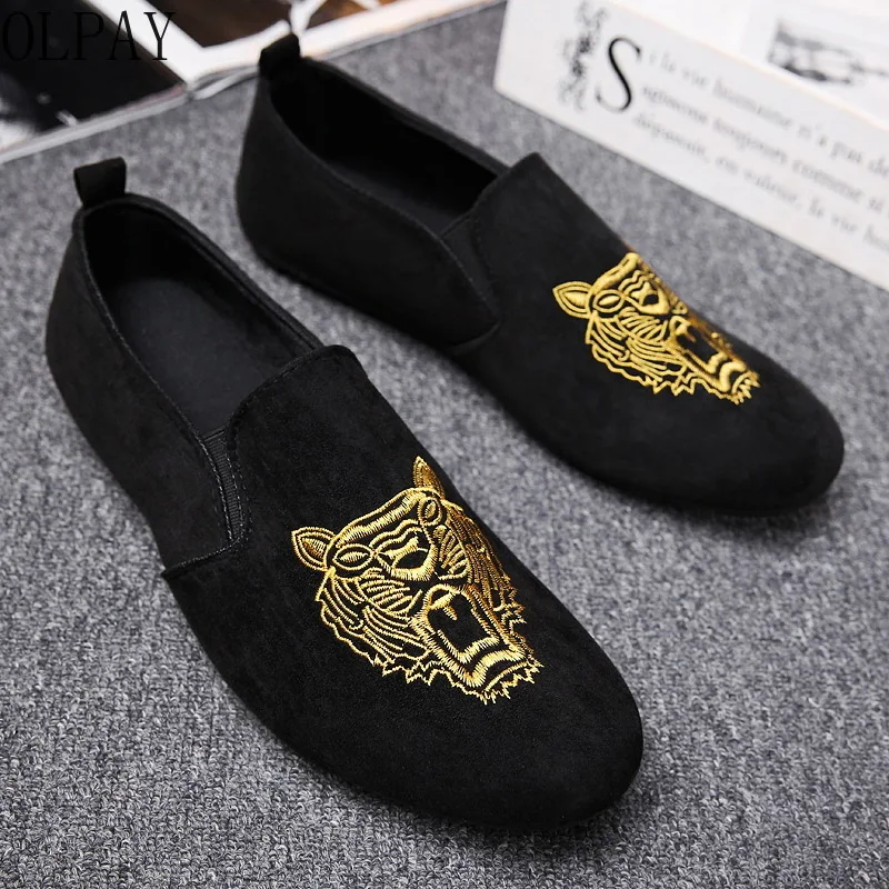 

2019 Spring and summer new one pedal bean shoes men's shoes version of the Tide casual shoes