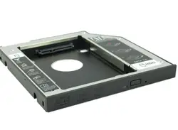 WZSM 9,5 мм 2nd SATA HDD SSD жесткий диск Корпус для жесткого диска для DELL Latitude E5440 E5540 E6440 E6540 Removable Faceplate