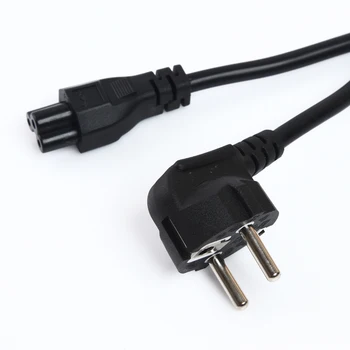 

5ft C5 Cloverleaf Lead to EU 2 Pin AC EU Plug Power Cable Lead Cord PC Monitor