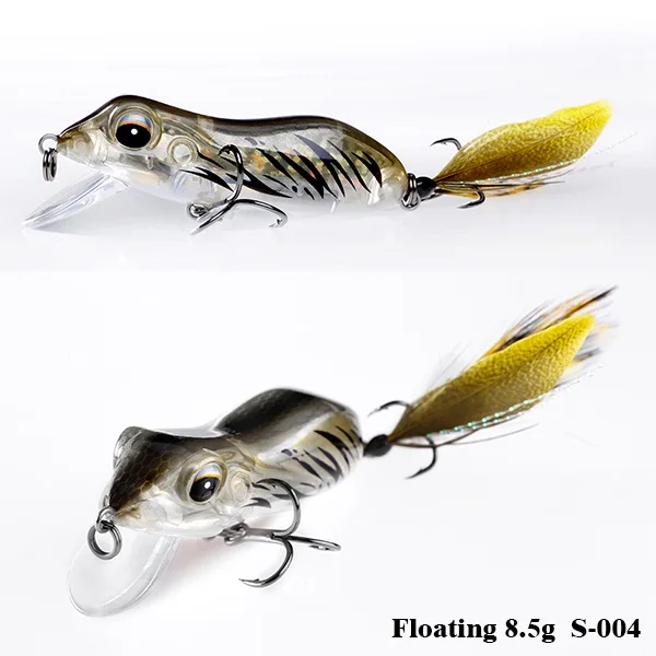 Роскошная серия бренд SFT тип лягушка рыболовная приманка Fishfrog bass sneakhead Crankbait симуляция лягушка искусственная приманка - Цвет: S004F