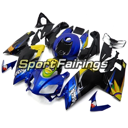 Cpmplete комплект обтекателей для Aprilia RS4 125 RS125 2006-2011 06 07 08 09 10 11 ABS впрыск мотоциклетный кузов капот с акулой в синем