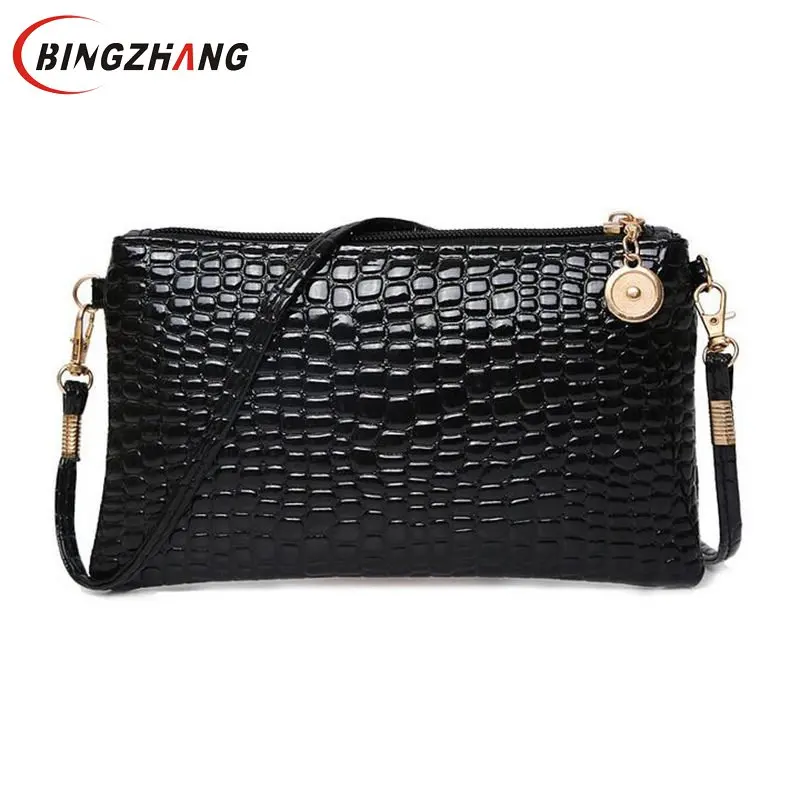 

2017 female Clutch Bolsas Femininas Small Shoulder Bag Crocodile Pattern Women Bag Messenger Bags for Women Handbag L4-2743