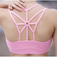 Женский спортивный бюстгальтер прочный, поддерживающий бюстгальтер для йоги, фитнес, спорт, жилет, топы, спортивный бюстгальтер Пушап, спортивная одежда