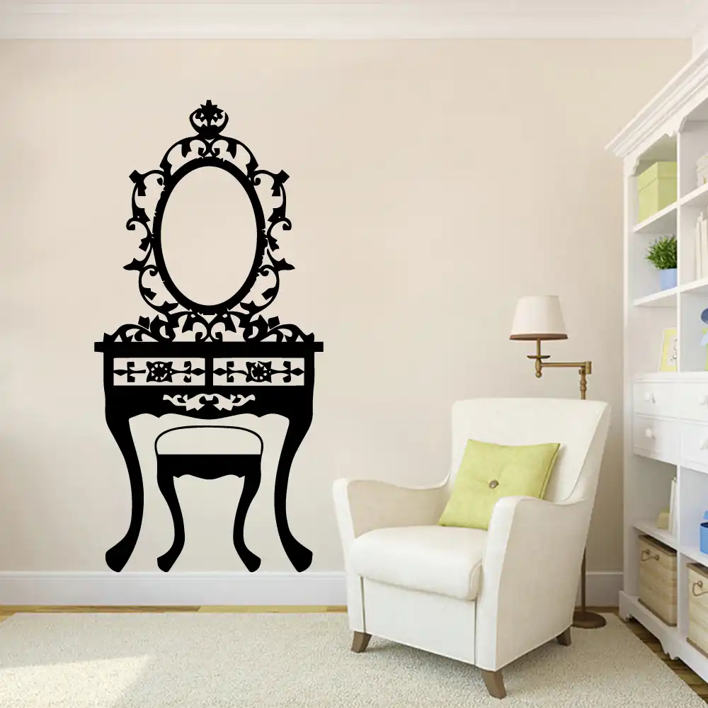 Cartoon Dresser Family Wall Stickers Mural Art Home Decor Kids