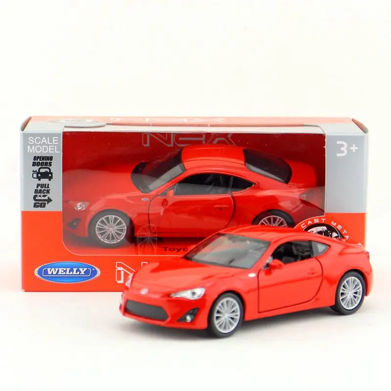 

Welly DieCast Model/1:36 Scale/TOYOTA 86 Sper Toy Car/Pull Back Educational Collection/for children's gift or collection