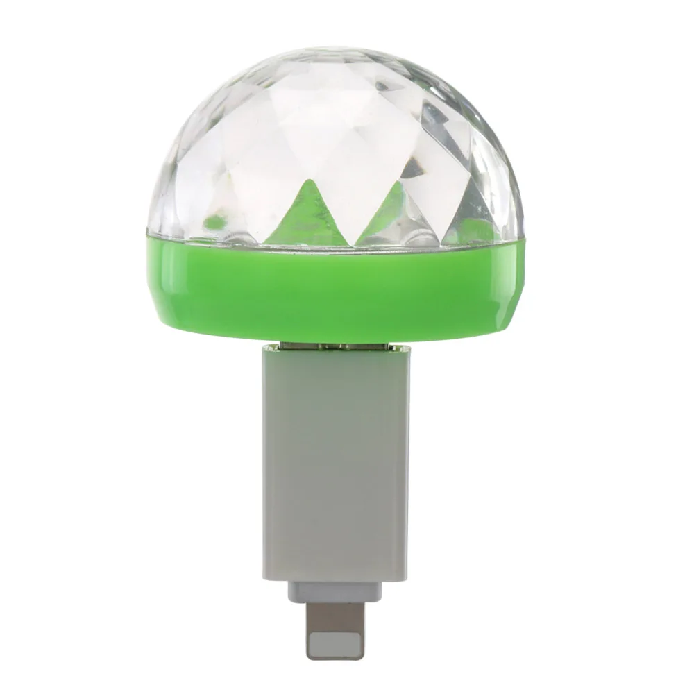 

LED light stage USB ball lights colorful rotating sound-controlled flash lights