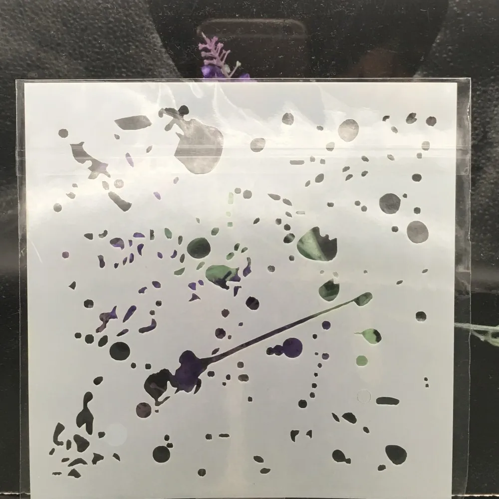 

15cm Ink Line Dot Circle DIY Layering Stencils Wall Painting Scrapbook Coloring Embossing Album Decorative Card Template