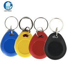 Комплект из 10 шт./20/50/100) 13,56 МГц RFID брелоки ISO14443A MF RFID Классический 1k брелок NFC тега доступа Управление ключ 4 вида цветов