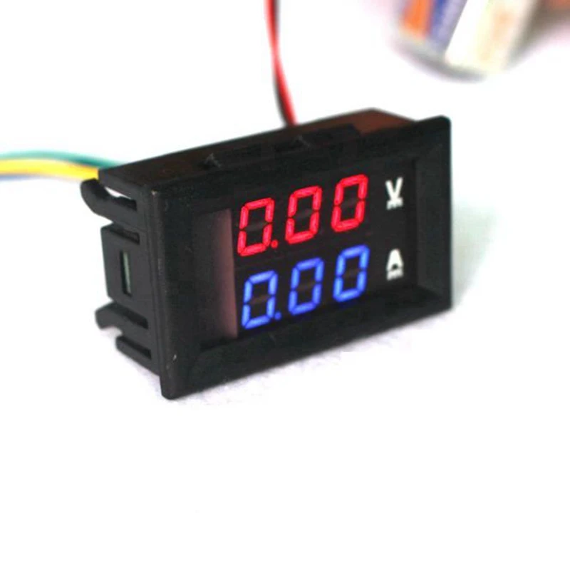 YB27VA DC 0 100 В/50A цифровой амперметр вольтметр 2 в 1 Цифровой Напряжение Amp