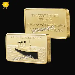 1 унц. 999 Золото слоистых 100 год Юбилей Титаник памятная монета в память 1912 Титаник жертв монеты коллекционные вещи