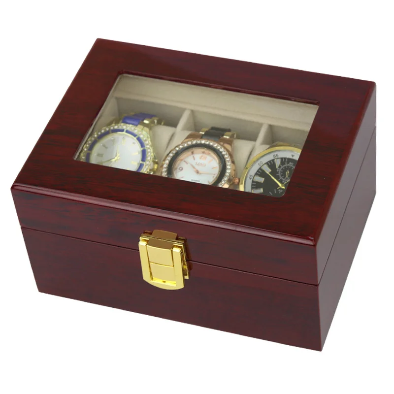 LISM Luxury Wood Storag Boxes 2/3/5/6/10/12/20 Watches Boxes Display Watch Box Jewelry Case Organizer Holder Promotion Boxes