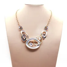 Модные Этнические винтажные античные посеребренные цветные эмалированные геометрические кулоны, колье, массивные ожерелья, бижутерия для женщин