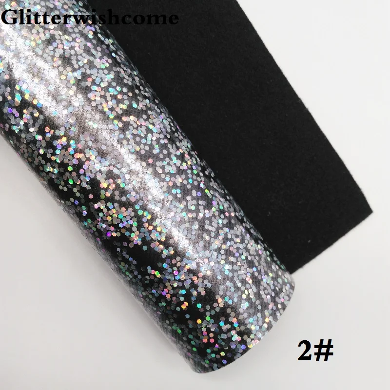 Glitterwishcome 21X29 см A4 размер винил для бантов гладкая блестящая кожа Fabirc искусственная кожа листы для бантов, GM227A - Цвет: 2