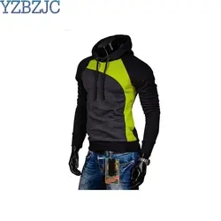 YZBZJC для мужчин с длинным рукавом свитер рубашки для мальчиков демисезонный повседневное капюшоном мужчин's