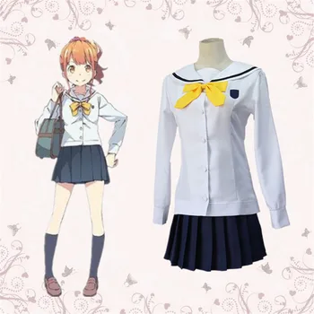 

cartoo Anime cosplay Izumi Sagiri cos College sailor suit costume full set (Top+skirt) Japan JK girls uniform