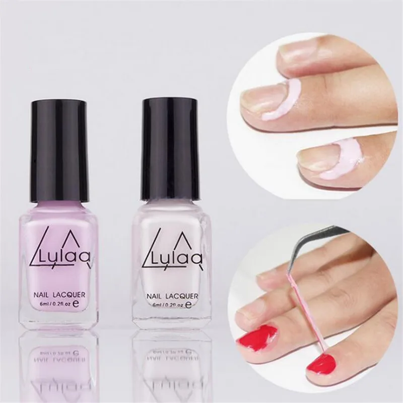 

6ml Anti-overflow Latex Peel Off Nail Art Polish Glue Tape Easy Clean Base Coat Finger Protected Nail Polish Gel