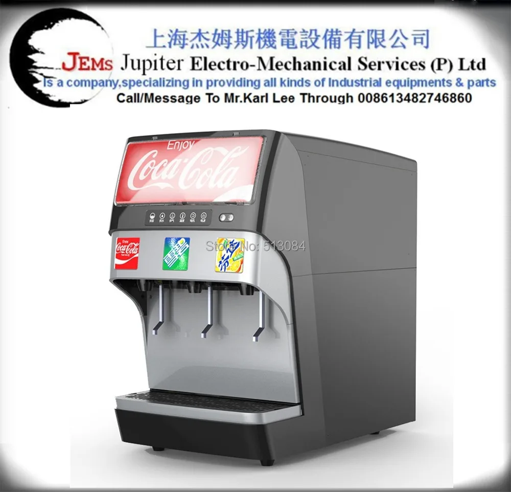 New 2015 3 Valve Carbonated Drink Mixer Cola Mixing Machine Soda Bar