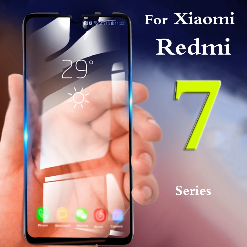 Закаленное стекло для xiaomi redmi note 7 Защитная пленка экрана pro 7note xaomi remi note7pro