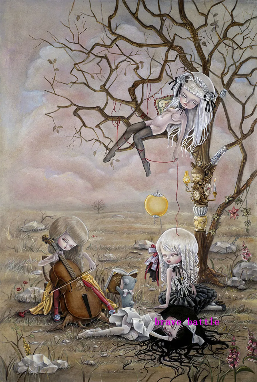 Mark Ryden детский необычный холст для живописи Тёмный мир гостиная спальня домашний