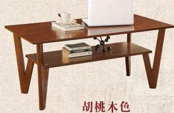 Обеденный чайный столик, твердый деревянный маленький семейный современный маленький чайный столик. Простой модный офисный чайный столик
