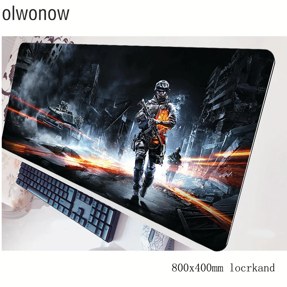 Дешево Battlefield 3 коврик для мыши классный коврик для мыши notbook компьютерный коврик для мыши новый игровой коврик для мыши геймера для ноутбука 80x40 см ...